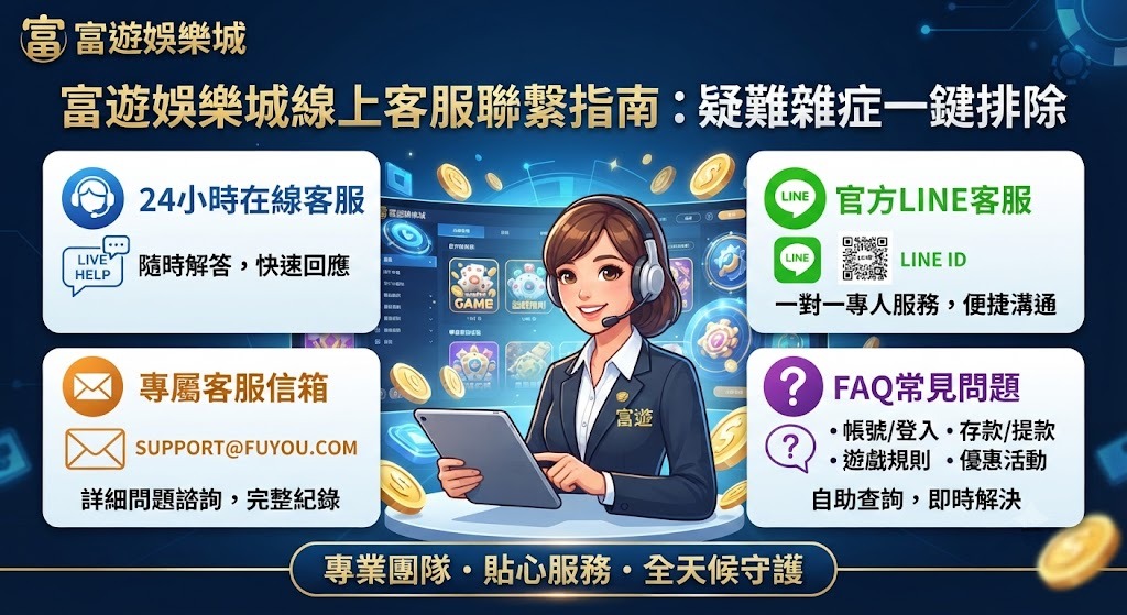 富遊娛樂城線上客服聯繫指南：疑難雜症一鍵排除