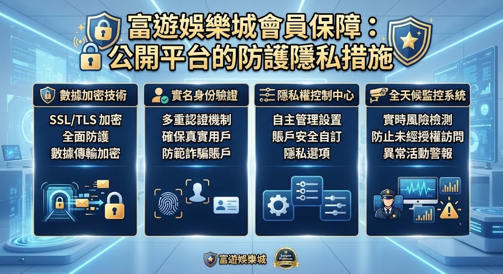富遊娛樂城會員保障：公開平台的防護隱私措施